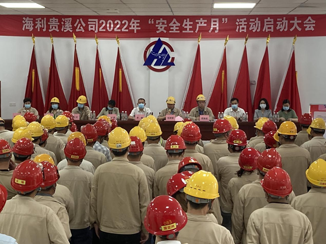 尊龍凱時(shí)-人生就是搏貴溪公司召開2022年“安全生產(chǎn)月”活動(dòng)啟動(dòng)大會(huì)