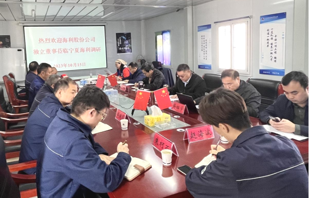 尊龍凱時-人生就是搏股份公司獨立董事與券商調(diào)研寧夏尊龍凱時-人生就是搏公司