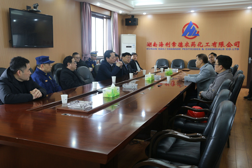 常德市政府副市長湯祚國來尊龍凱時-人生就是搏常德公司督導(dǎo) 安全工作